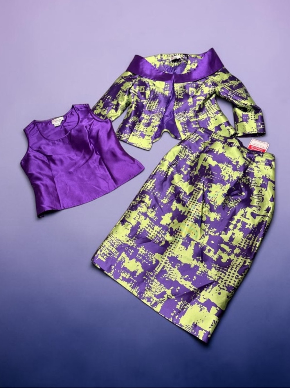 EY Especially Yours jacket, skirt, tank combo